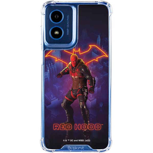 DC Comics Gotham Knights Red Hood Moto G 5G (2024) Clear Case
